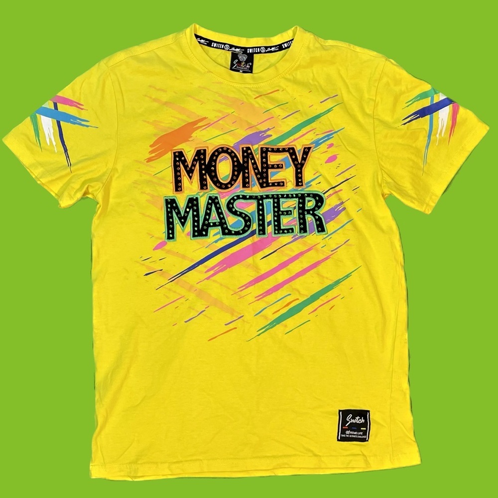 Switch Remarkable Limited Edition Money Master Patch Graffiti Tee Medium